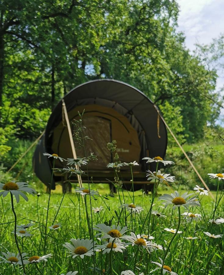 camping de la chagnée Saint-Aubin-le-Cloud Exterior foto