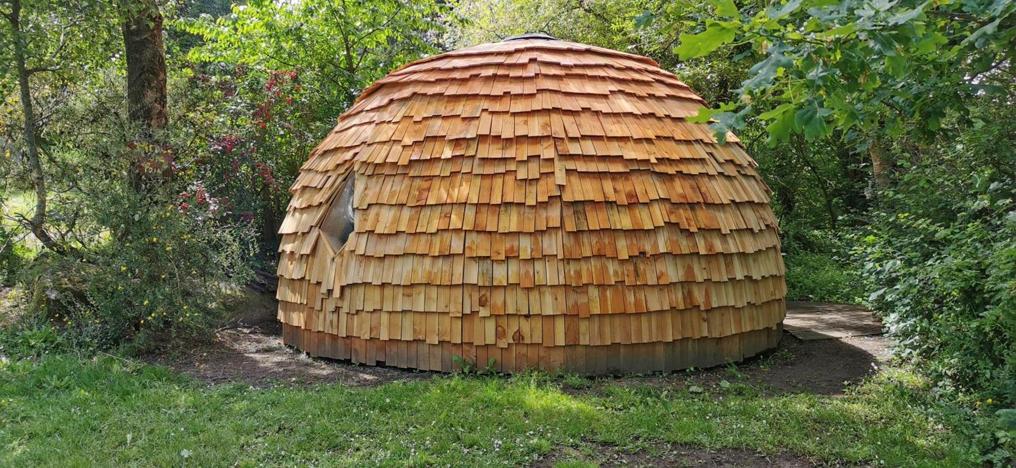 camping de la chagnée Saint-Aubin-le-Cloud Habitación foto